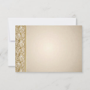 Tarjeta de inserción de invitación de boda de dise