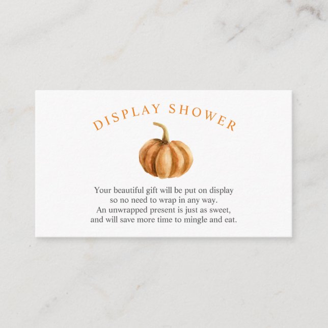 Tarjeta de inserción de la ducha de la pantalla Ba (Anverso)