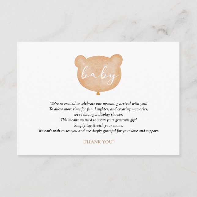 Tarjeta de inserción de la ducha de la pantalla de (Anverso)