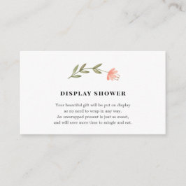 Tarjeta de inserción de la ducha para pantalla de 