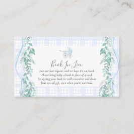 Tarjeta de inserción de libro de transporte de beb