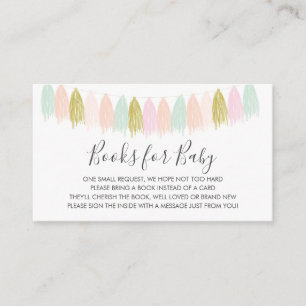 Tarjeta de inserción de libros para bebés