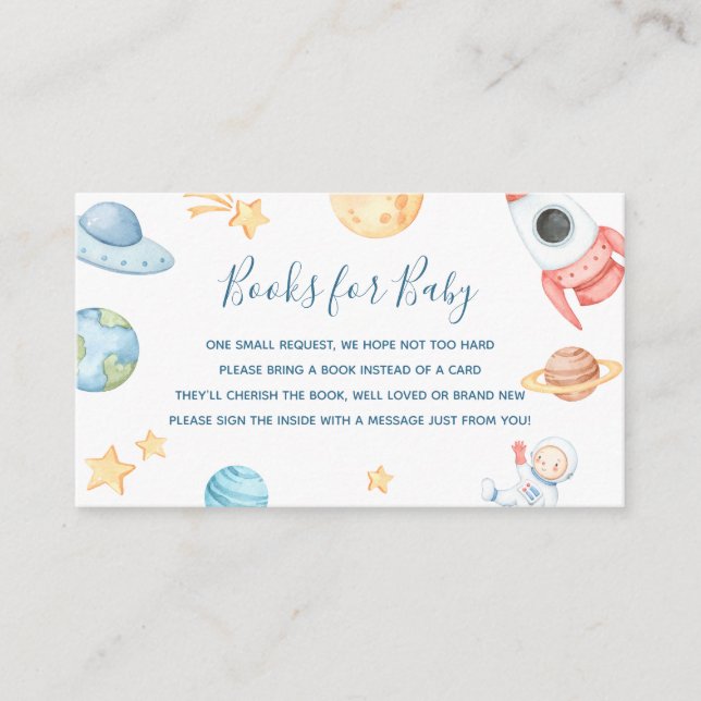 Tarjeta de inserción de libros para bebés en el es (Anverso)