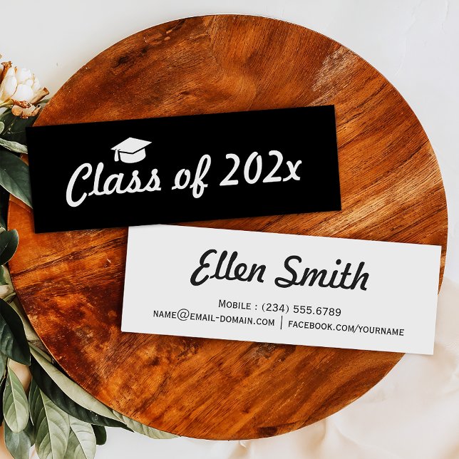 Tarjeta de inserción de nombre de graduación simpl (Subido por el creador)