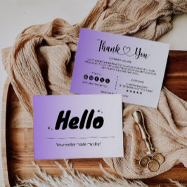 Tarjeta de inserción de paquete de negocios modern