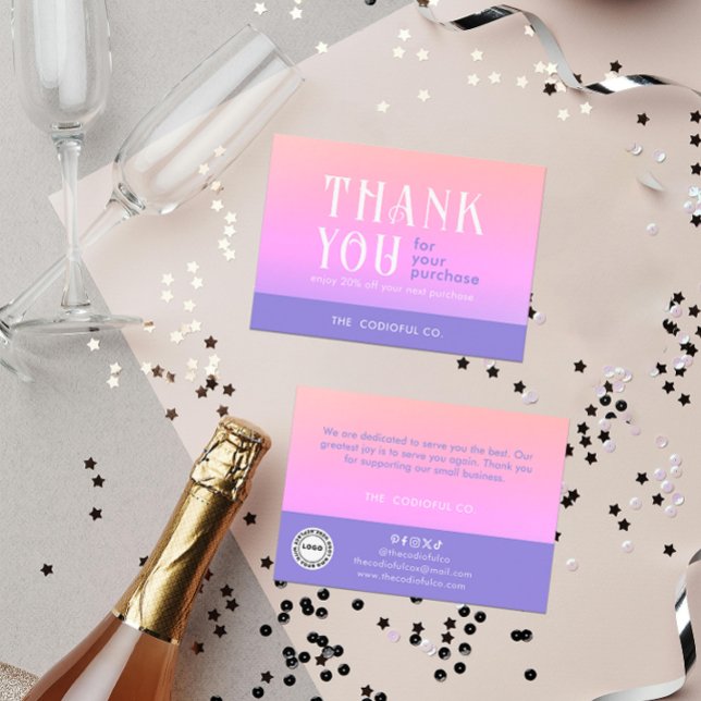 Tarjeta de inserción de paquetes de degradado (Subido por el creador)