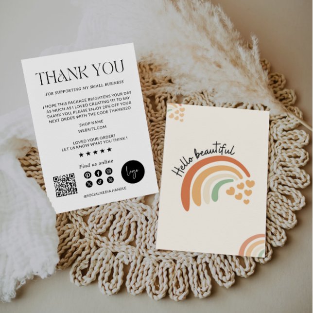 Tarjeta de inserción de paquetes para pequeñas emp (Subido por el creador)