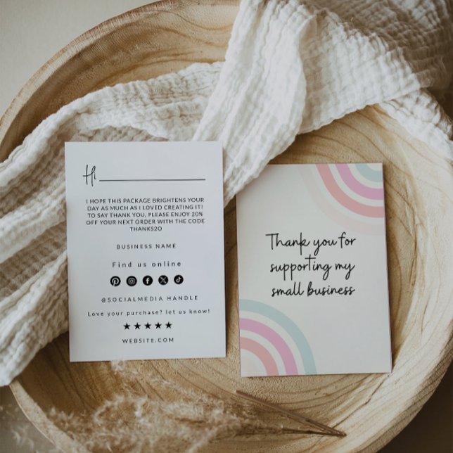 Tarjeta de inserción de paquetes para pequeñas emp (Subido por el creador)