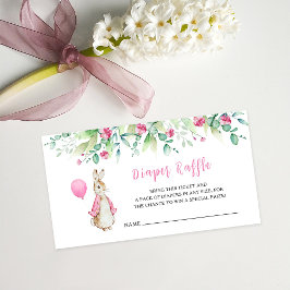 Tarjeta de inserción de Peter Rabbit Baby Shower D