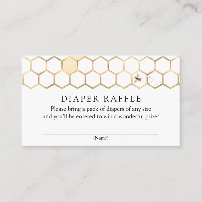 Tarjeta de inserción de Raffle de abeja dorada mod (Anverso)