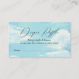 Tarjeta de inserción de Raffle Raffle Blue Sky Clo