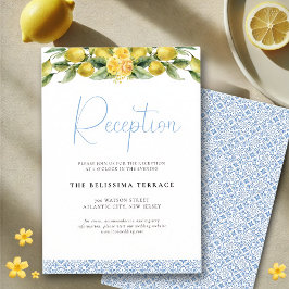 Tarjeta de inserción de recepción de La Dolce Vita