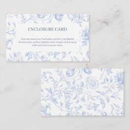Tarjeta de inserción de toile | Ducha Bridal Elega