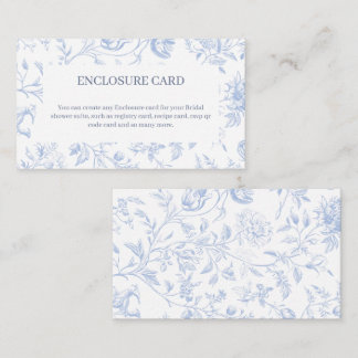 Tarjeta de inserción de toile | Ducha Bridal Elega