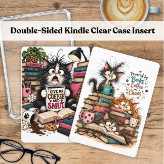 Tarjeta de inserción doble para Kindle de café y g