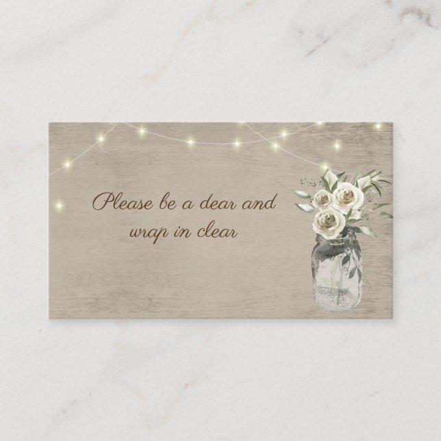 Tarjeta de inserción Jar and Lights (Anverso)