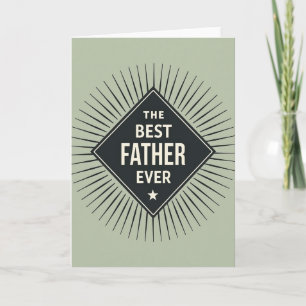 Tarjeta de Insignia del Mejor Padre del Mundo
