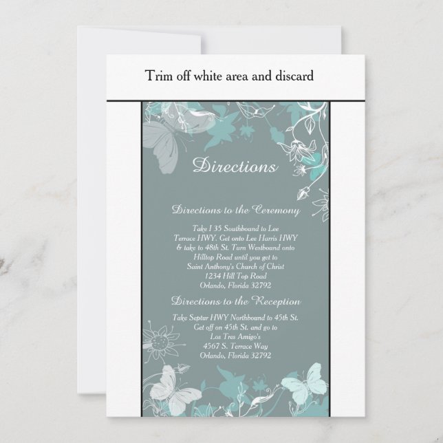 Tarjeta de instrucciones Blue Butterfly Spring 3.5 (Anverso)