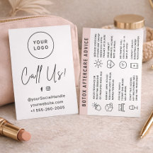 Tarjeta de instrucciones de cuidados posteriores a