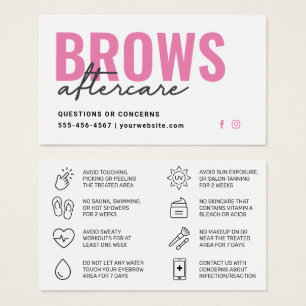 Tarjeta de instrucciones de fila de PMU de Brows
