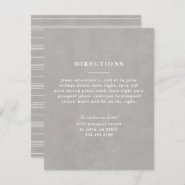 Tarjeta de instrucciones de Knot ilustrada - Gris