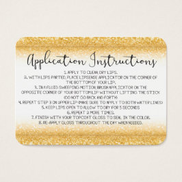 Tarjeta de instrucciones de la aplicación