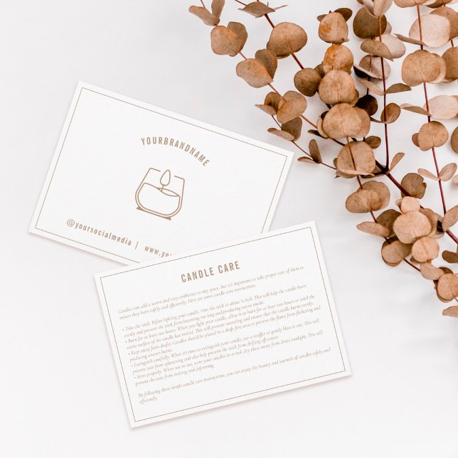 Tarjeta de instrucciones para el cuidado de las ve (Subido por el creador)