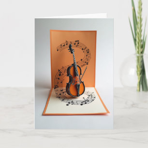 Tarjeta de Instrumento de Melodía de Cumpleaños