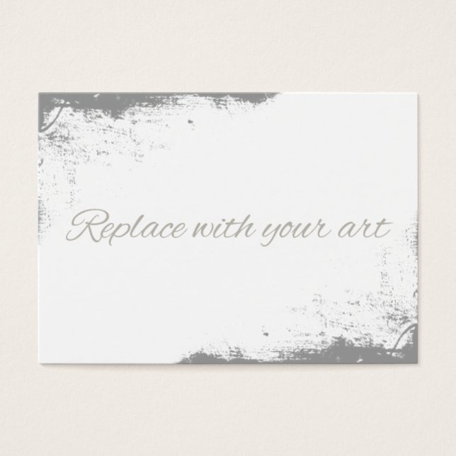 Tarjeta de intercambio de artista ACEO en blanco E (Frente)