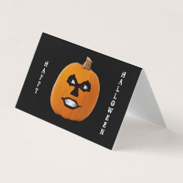 Tarjeta de intercambio de aula Jack o' Lantern Evi