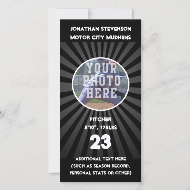 Tarjeta de intercambio de fotografías deportivas,  (Anverso)