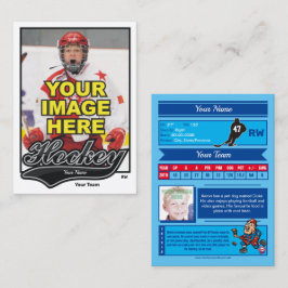 Tarjeta de intercambio de hockey Swash - Estadísti