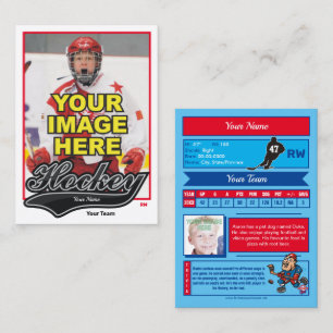 Tarjeta de intercambio de hockey Swash - Estadísti