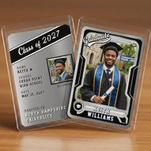Tarjeta de intercambio deportivo Foto Graduación P