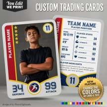 Tarjeta de intercambio personalizable All Stars co