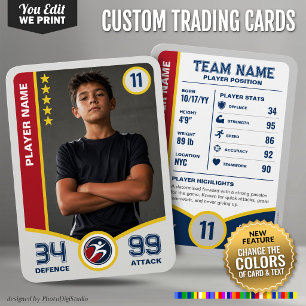 Tarjeta de intercambio personalizable All Stars co