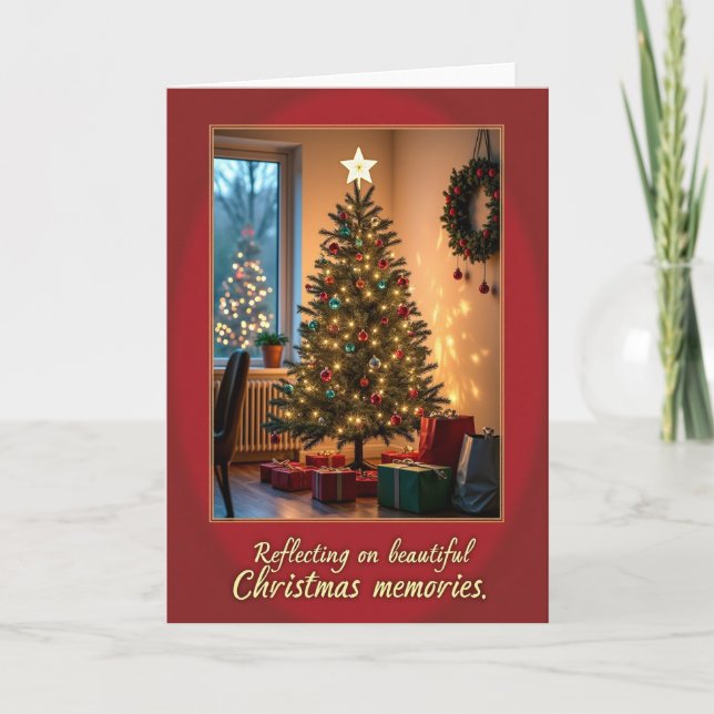 Tarjeta de Interior de Navidad Cálida (Anverso)