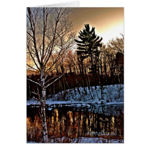 Tarjeta de invierno de Manitowish