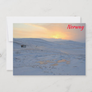Tarjeta de invierno de Noruega