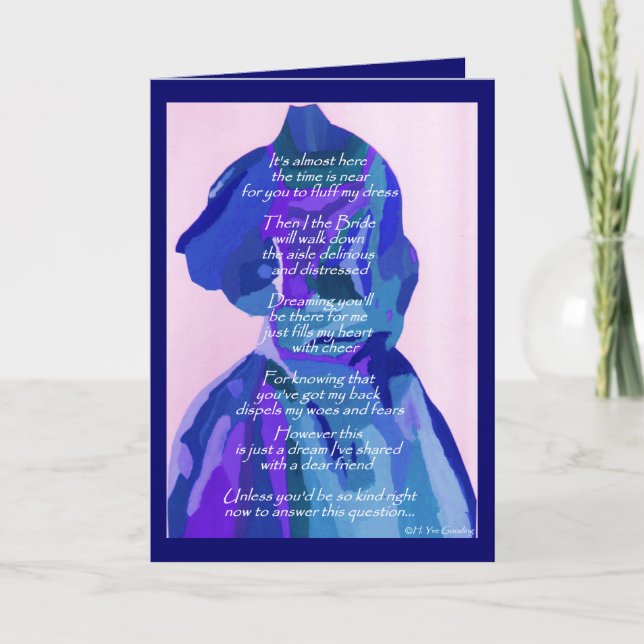 Tarjeta De Invierno II "Serás Mi Mujer De Honor" (Anverso)