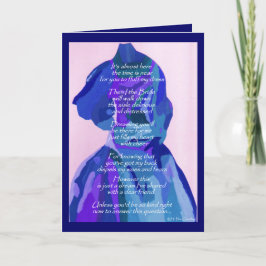 Tarjeta De Invierno II "Serás Mi Mujer De Honor"