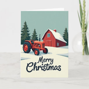 Tarjeta de invierno ilustrada