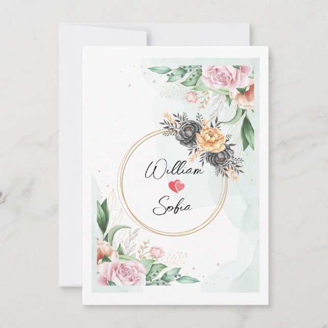 Tarjeta de invitación (Anverso)