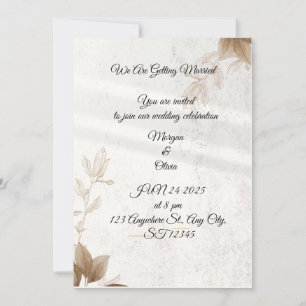 tarjeta de invitación
