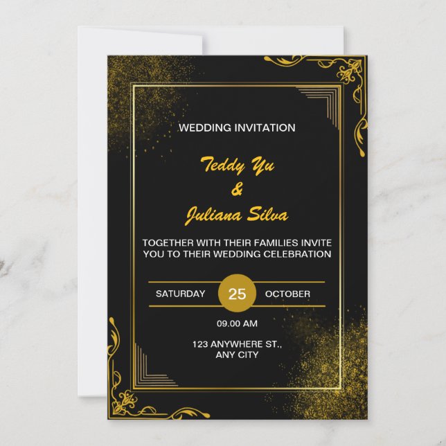tarjeta de invitación (Anverso)