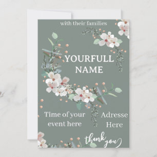 tarjeta de invitación