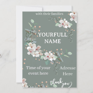 tarjeta de invitación