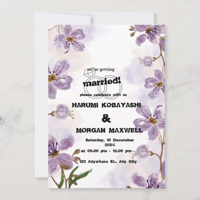 TARJETA DE INVITACIÓN (Anverso)