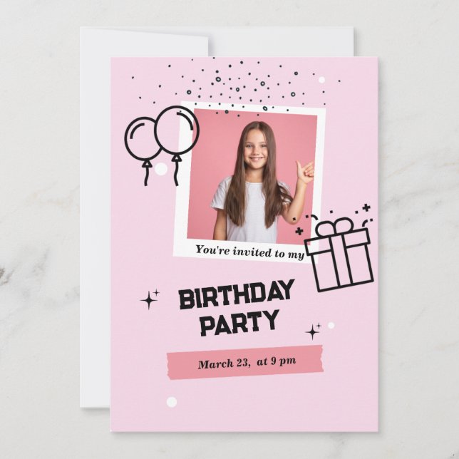 Tarjeta de invitación (Anverso)