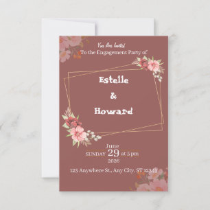 tarjeta de invitación